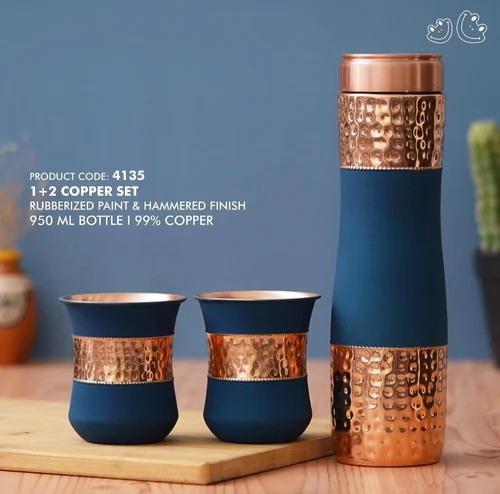Royal Copper Drinkware Gift Set