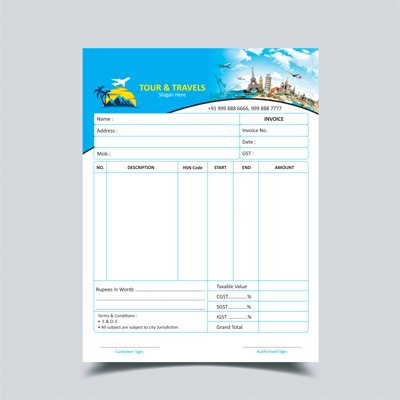 Triplicate NCR Bill Book